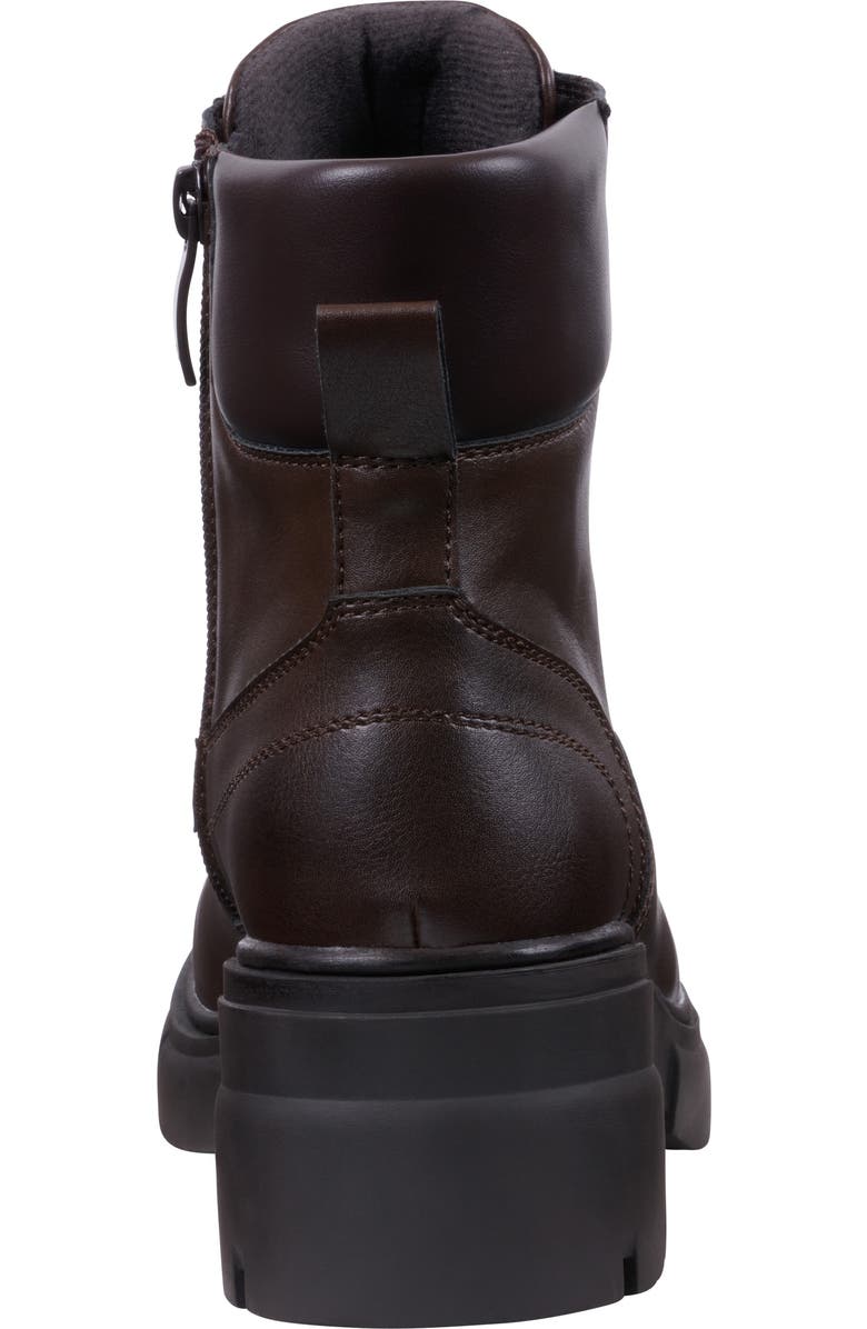 GOOD CHOICE NEW YORK Marley Lace-Up Combat Boot, Alternate, color, Dark Brown