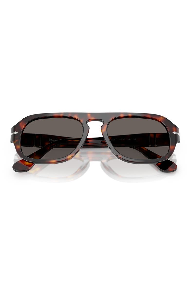 54mm Pilot Sunglasses, Alternate, color, HAVANA / DARK GREY