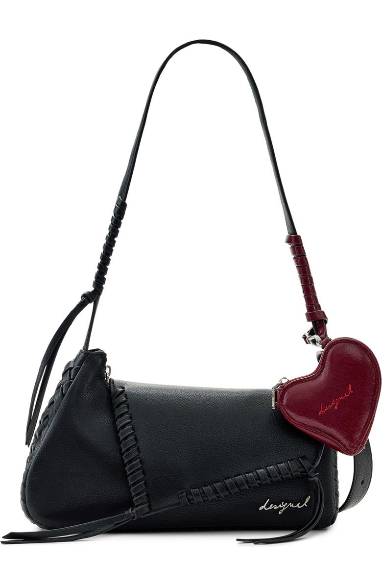 Desigual Faux Leather Shoulder Bag, Main, color,