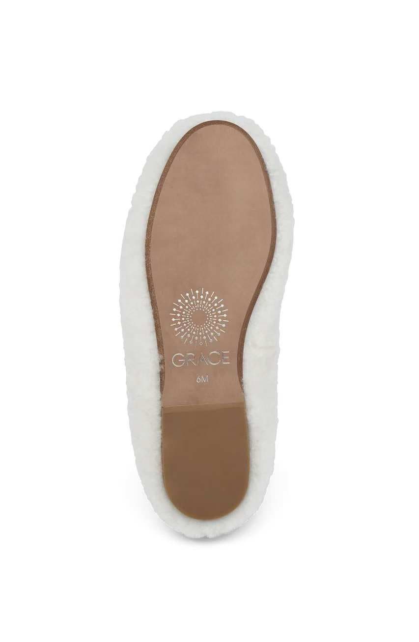 Grace Footwear Reims Ballerina, Alternate, color, Natural