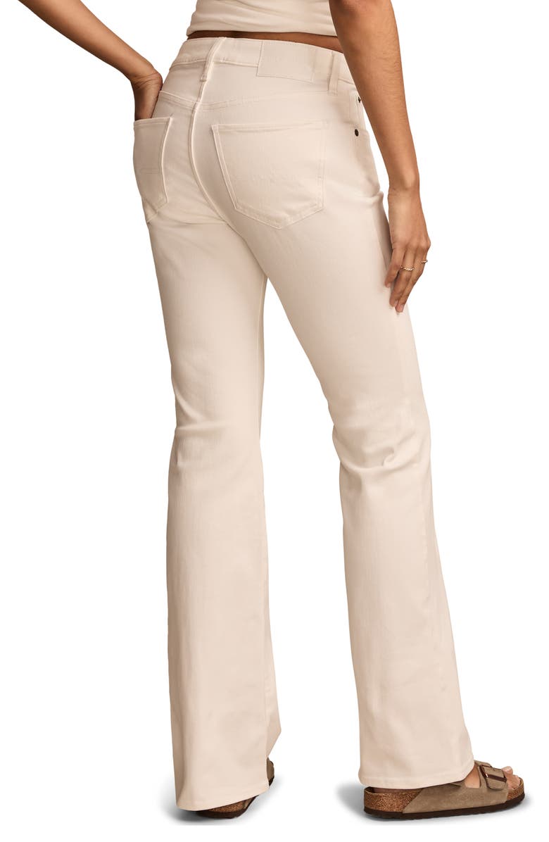 Lucky Brand Curvy High Waist Flare Jeans, Alternate, color, Bright White