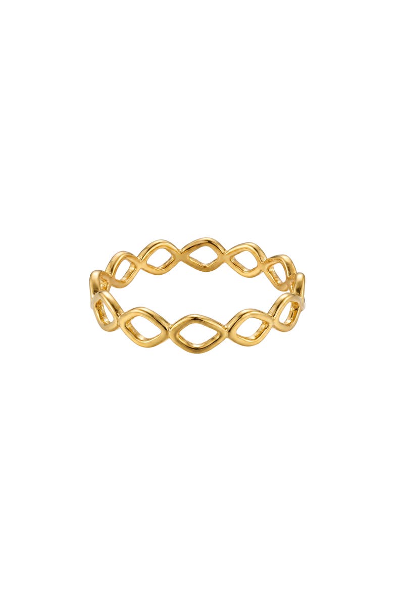 The Crossed Band Ring, Main, color, GOLD