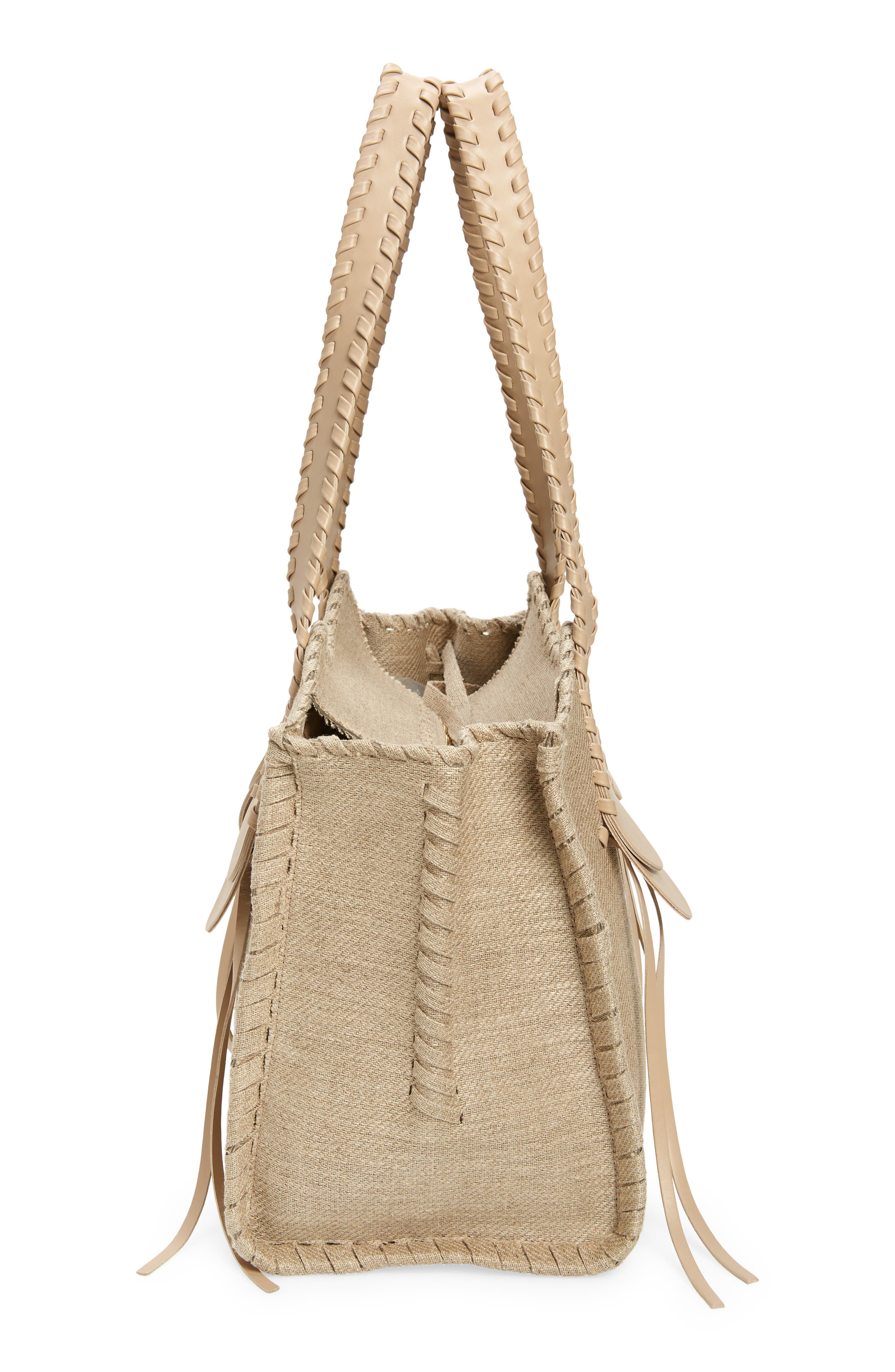 Chloé Medium Mony Denim Tote, Alternate, color, 