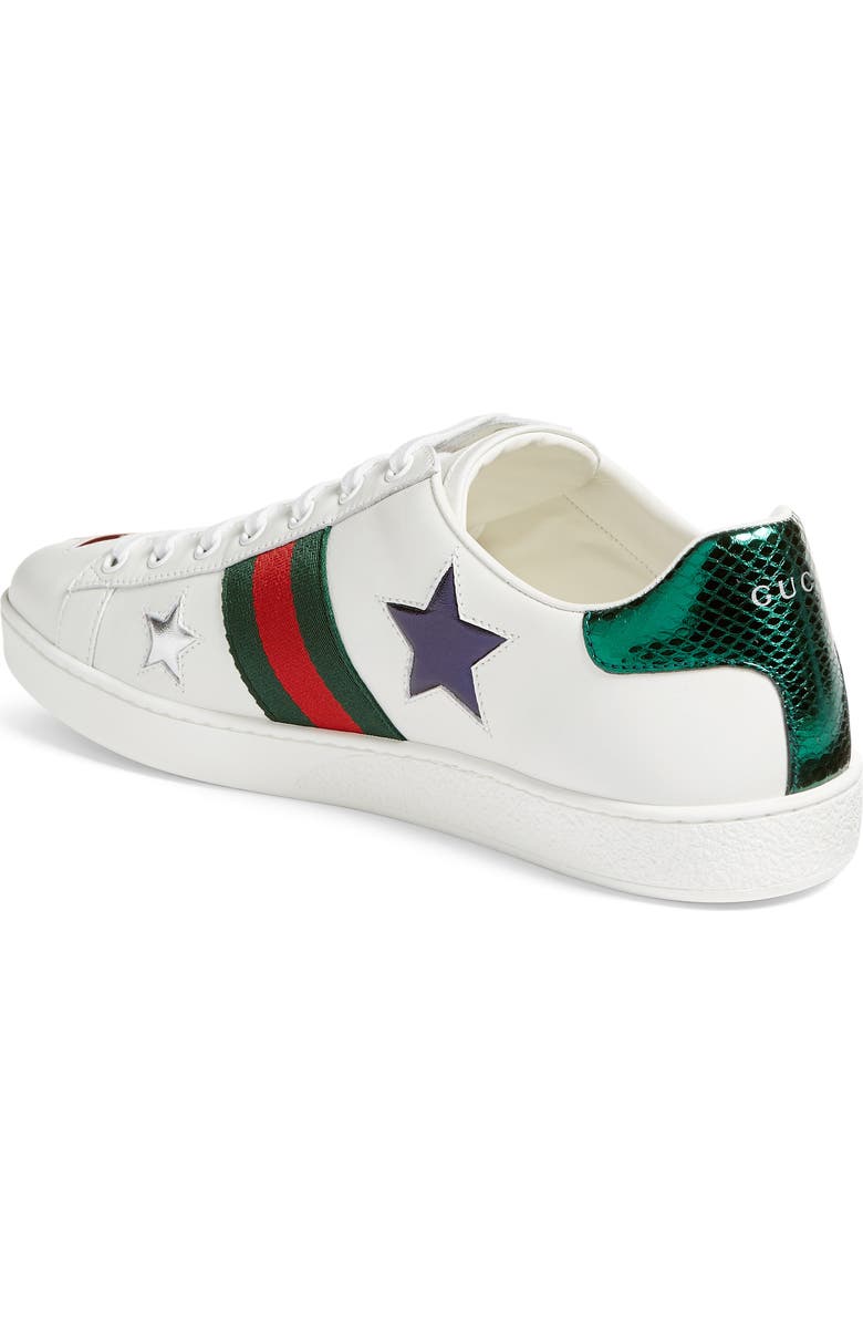 Gucci New Ace Star Sneaker, Alternate, color,