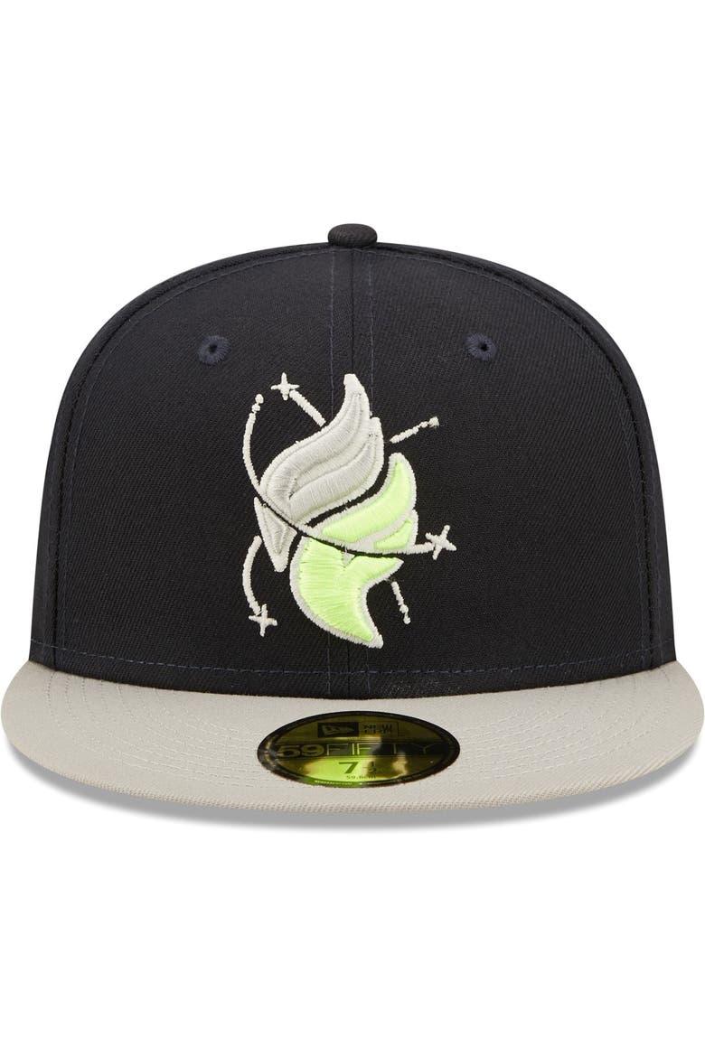 Men's New Era Navy Columbia Fireflies Authentic Collection Team Alternate 59FIFTY Fitted Hat, Alternate, color, Navy