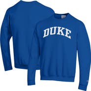 Champion Men's Champion  Royal Duke Blue Devils Basic Arch Fleece Pullover Sweatshirt