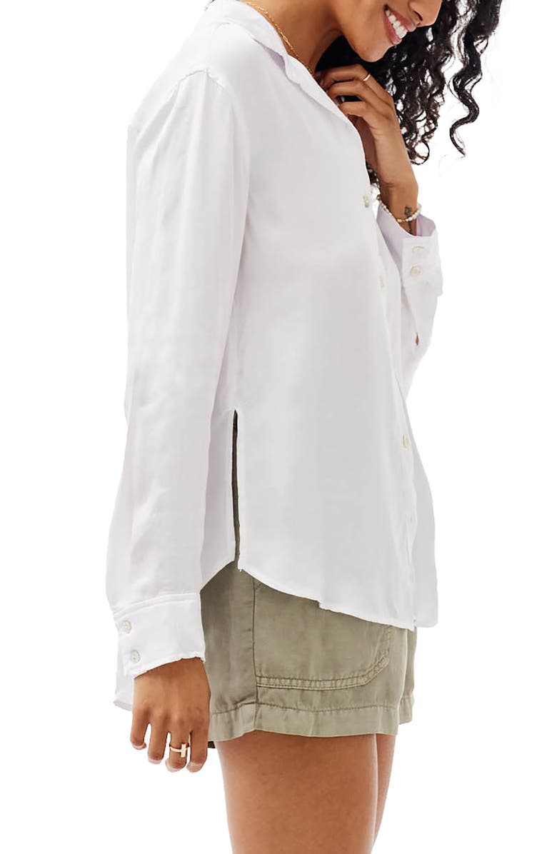 Bella Dahl Side Slit Button-Up Shirt, Alternate, color,