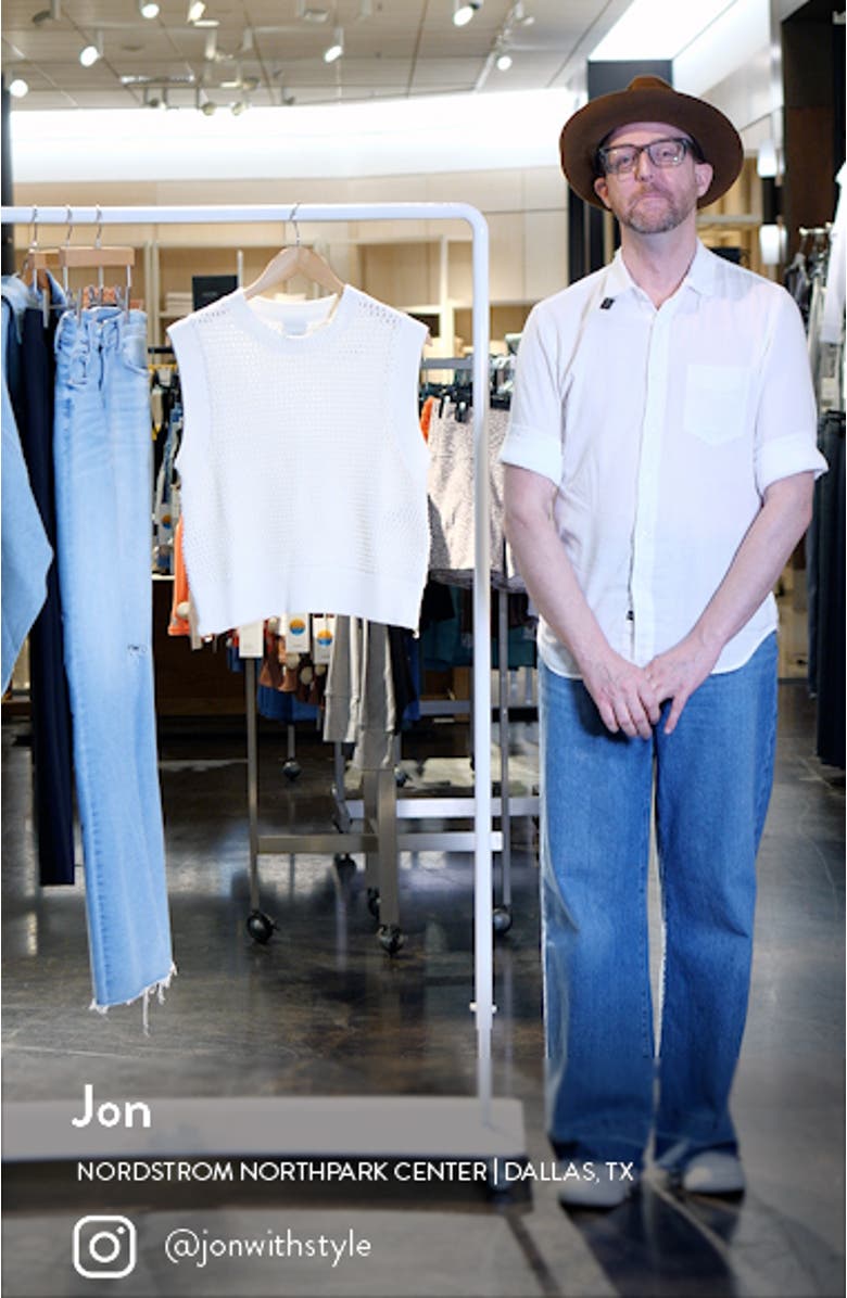 Randal Zip Detail Sweater Tank, sales video thumbnail