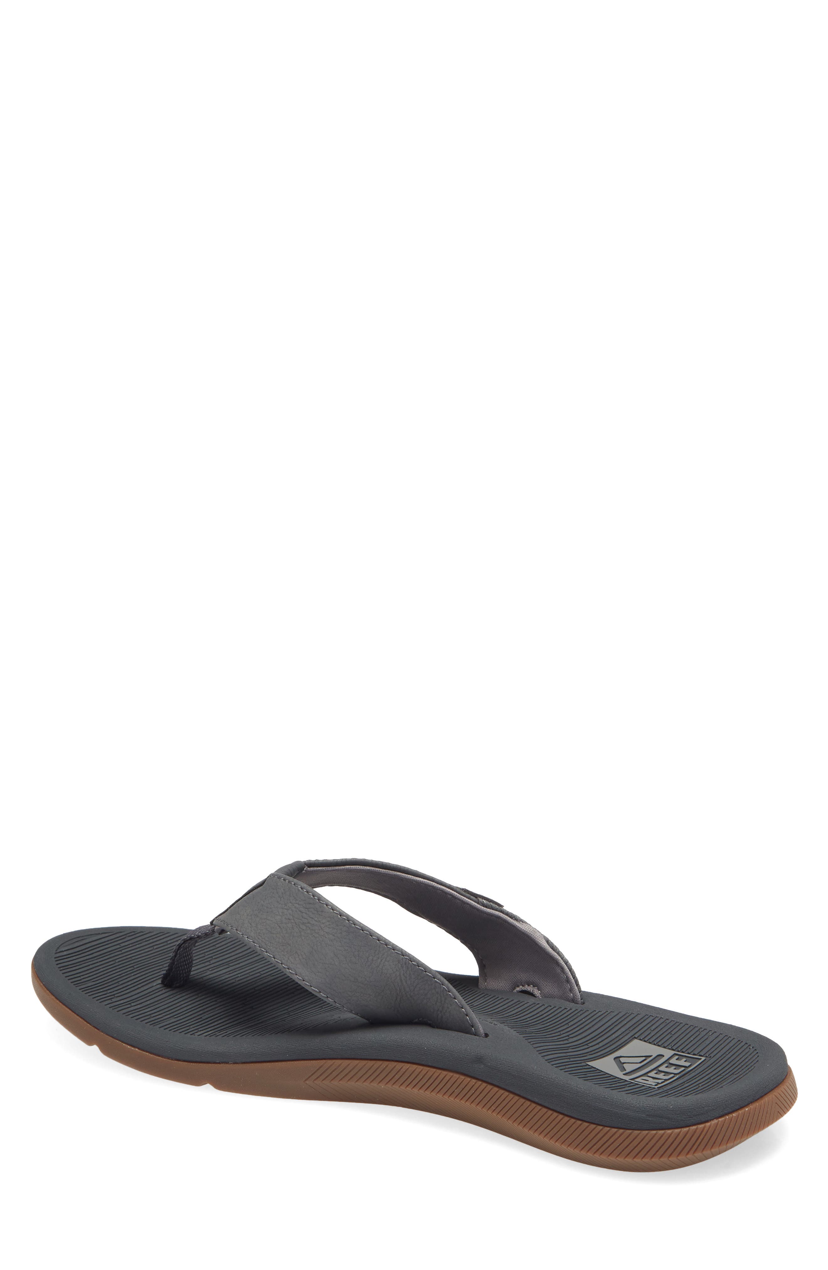 Reef Santa Ana Flip Flop, Alternate, color, Grey