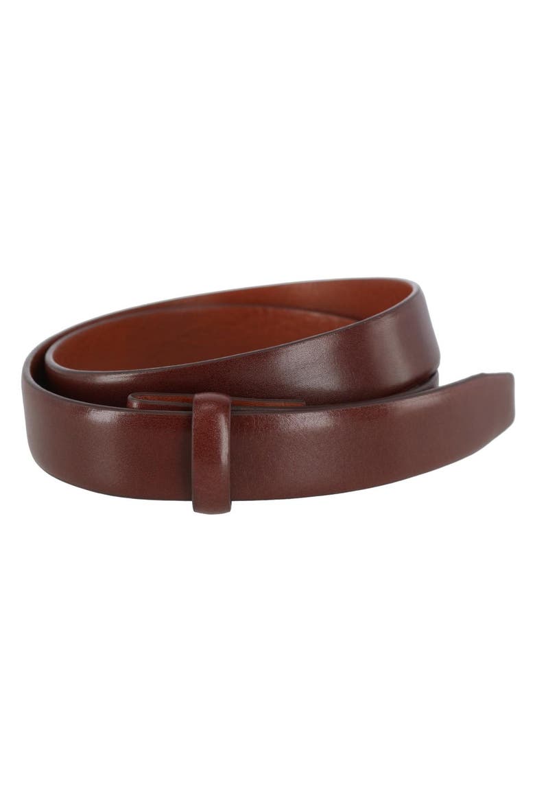 Cortina Leather 30mm Compression Belt Strap, Main, color, Mahogany