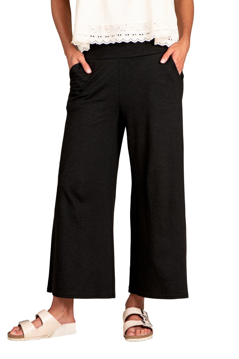 Chaka Wide Leg Crop Pant, Main, color, BLACK