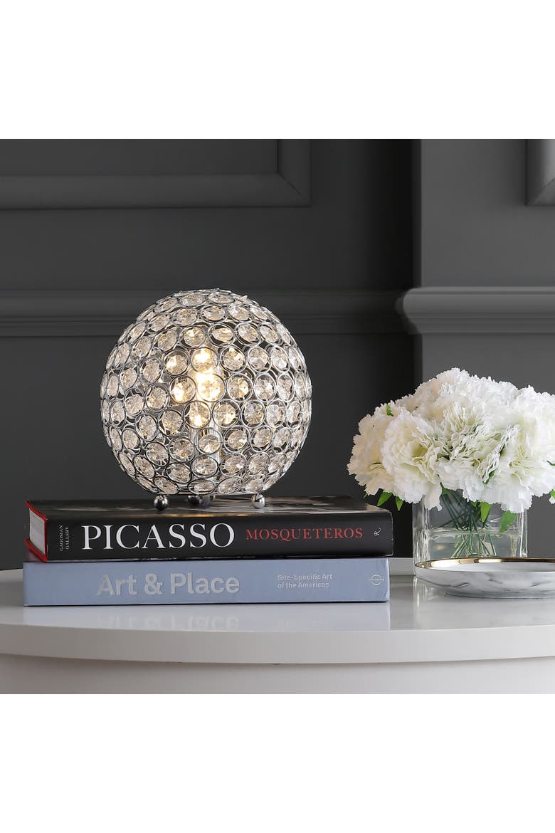 Gemma Acrylic/Metal LED Table Lamp, Alternate, color, Clear/Chrome