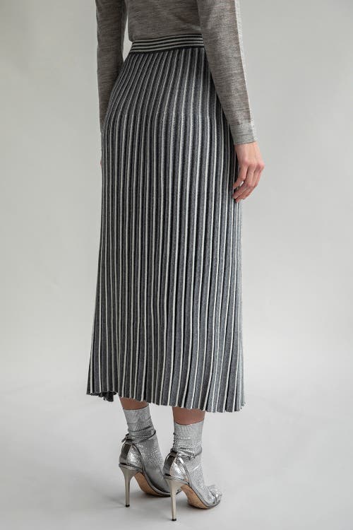 Sskein Adeline Skirt In Grey Ivory