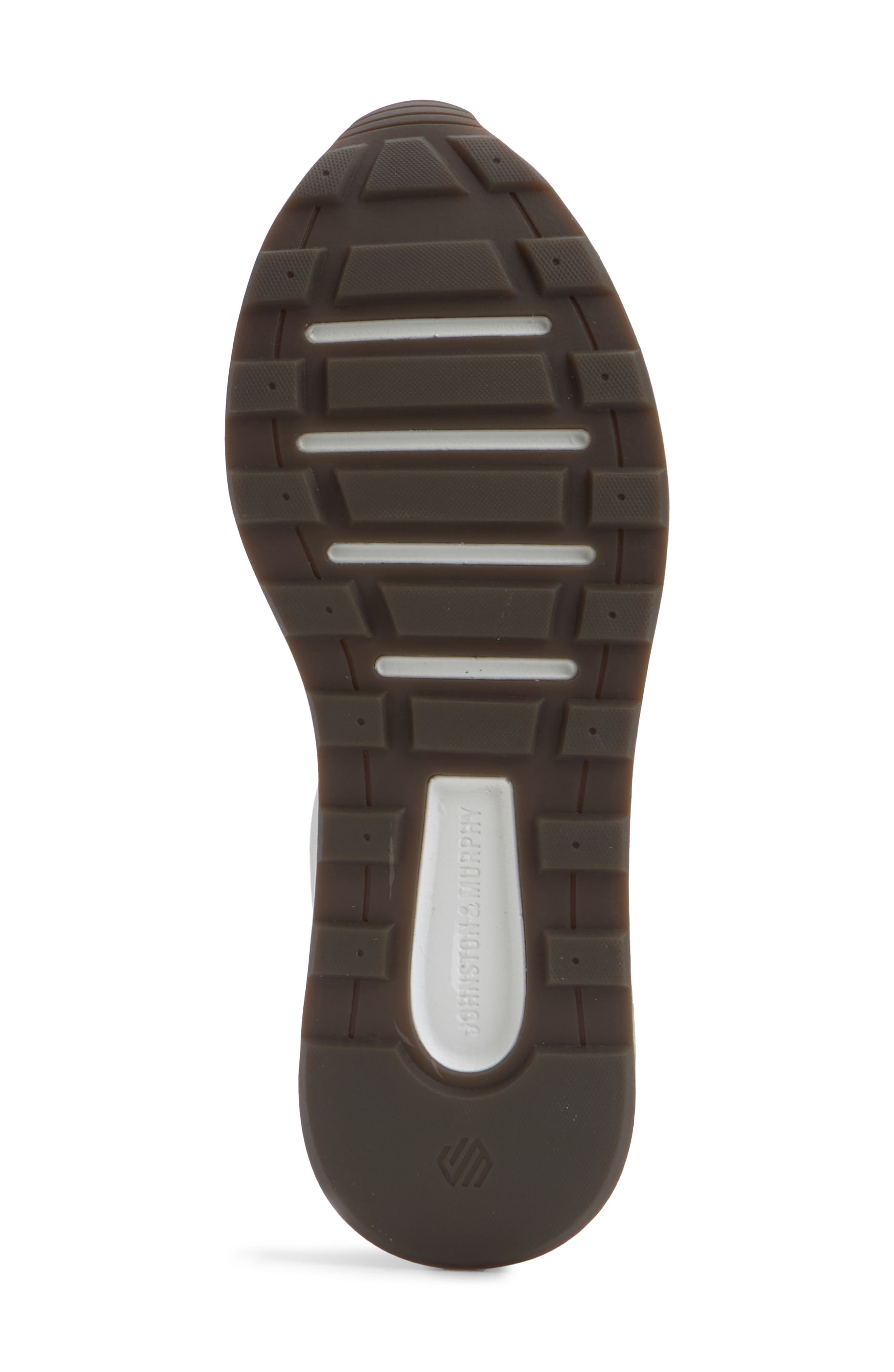 Johnston & Murphy Kinnon T-Toe Sneaker, Alternate, color, Sand Suede/ White Full Grain