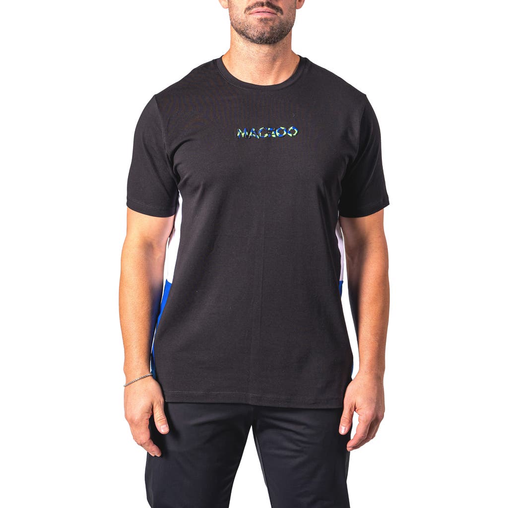 Maceoo Resistance Embroidered T-shirt In Black
