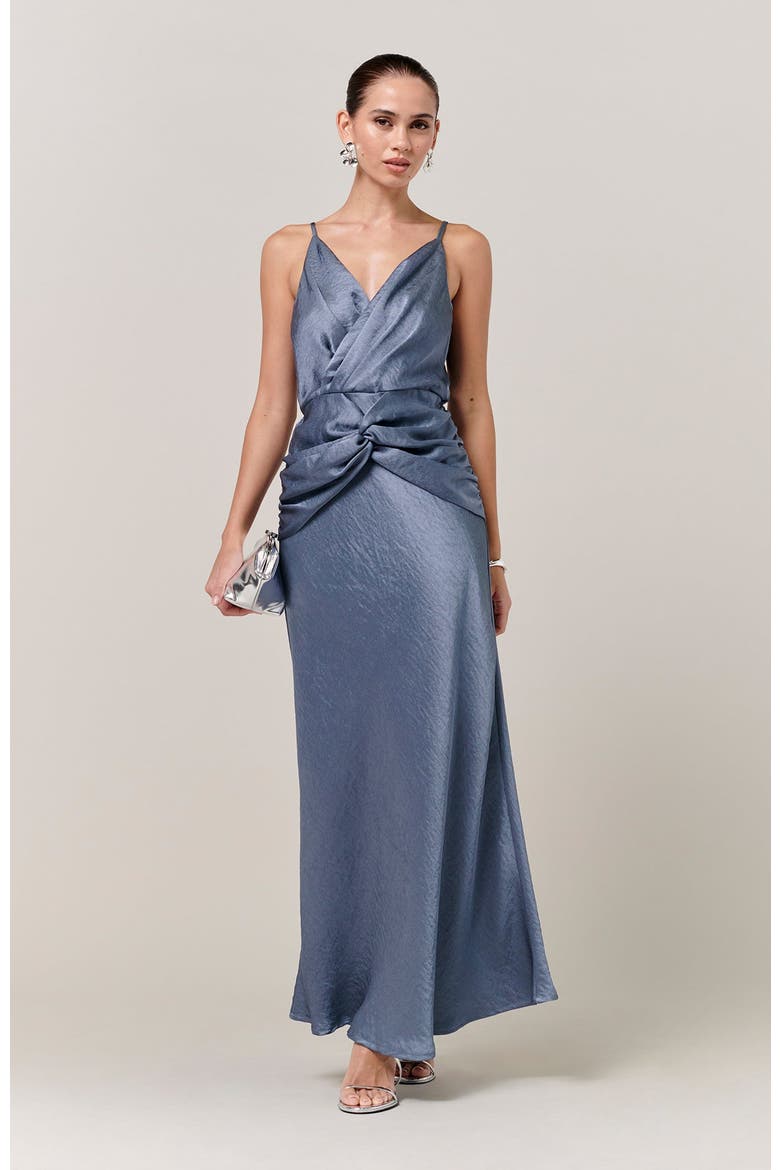 Paula Midi Dress, Main, color, Petrol Blue