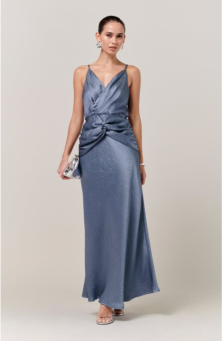 SAVEL Paula Midi Dress, Main, color, Petrol Blue