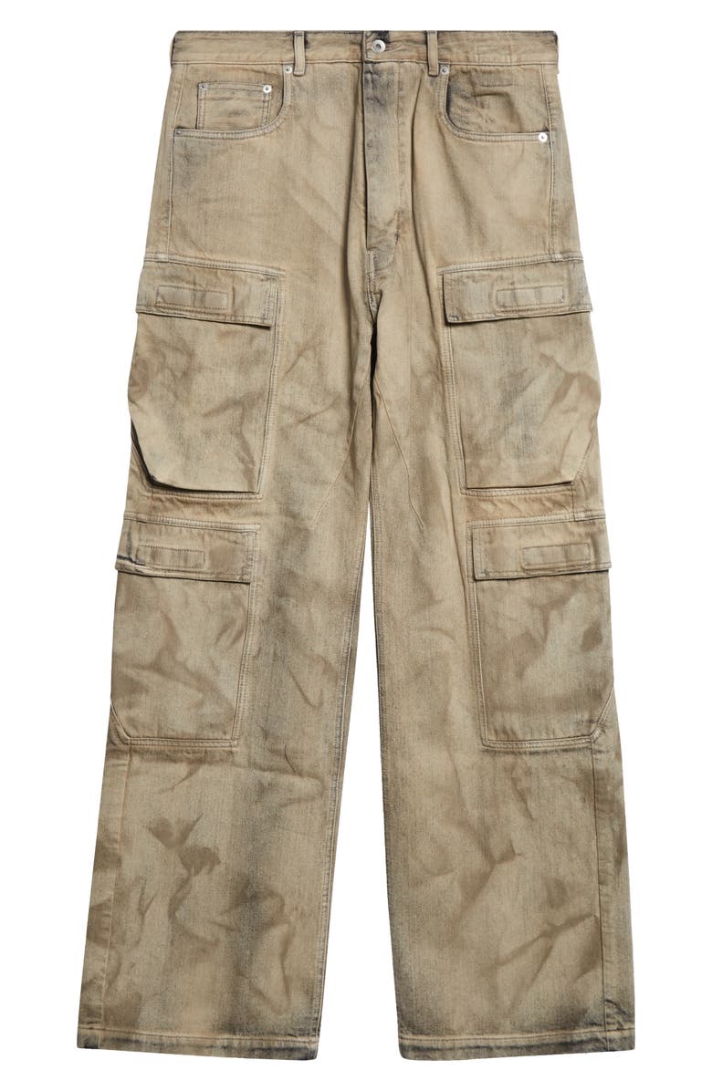 Rick Owens DRKSHDW Double Cargo Jeans, Main, color, 