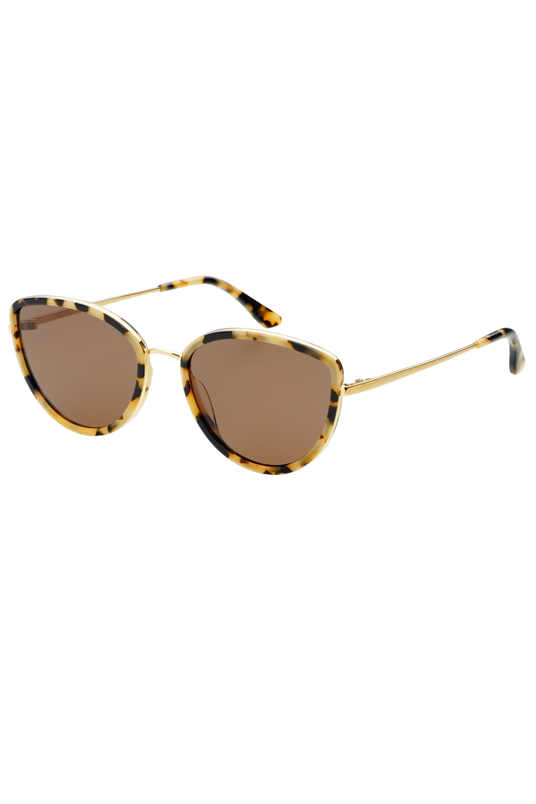 Luna Cat Eye Sunglasses, Alternate, color, Milky Tortoise