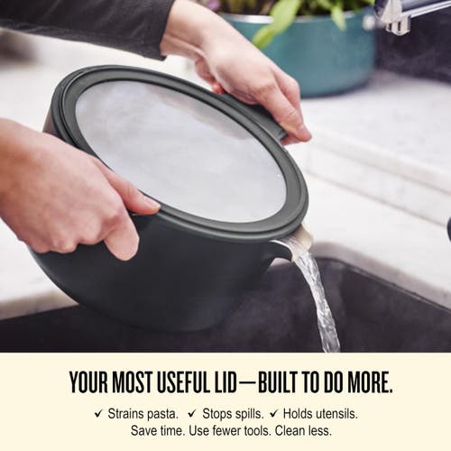 Alva Neat 5-piece Nesting Ceramic Cookware Set In Orange