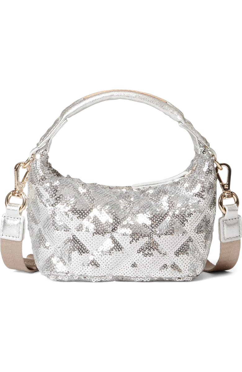 MZ Wallace Tiny Metro Sequin Top Handle Bag, Alternate, color,