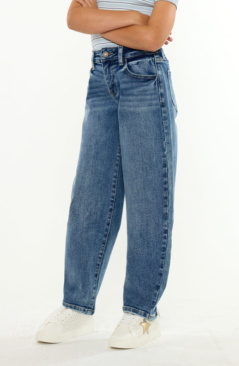 Jill High Rise Barrel Jeans