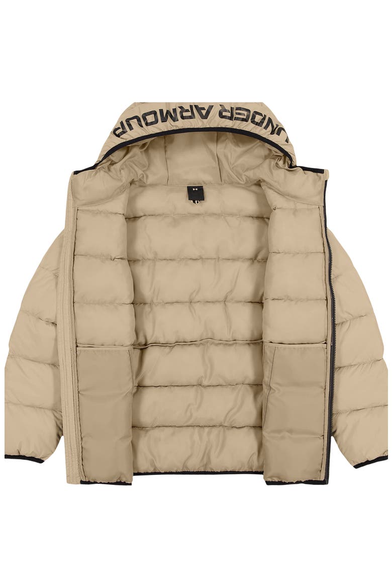 Kids' Pronto Colorblocked Puffer Jacket, Alternate, color, CITY KHAKI