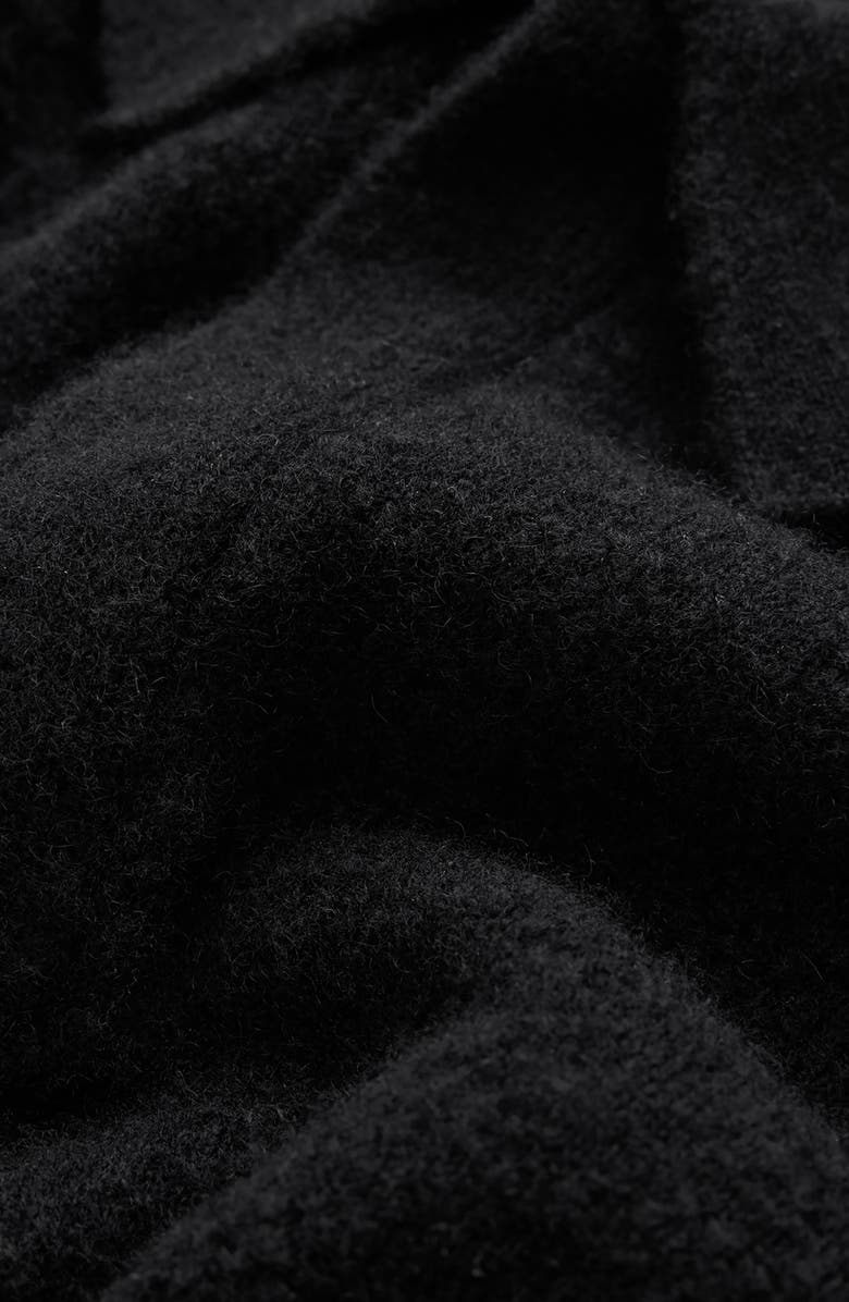 John Varvatos Macra Cashmere & Cotton Polo, Alternate, color, Black