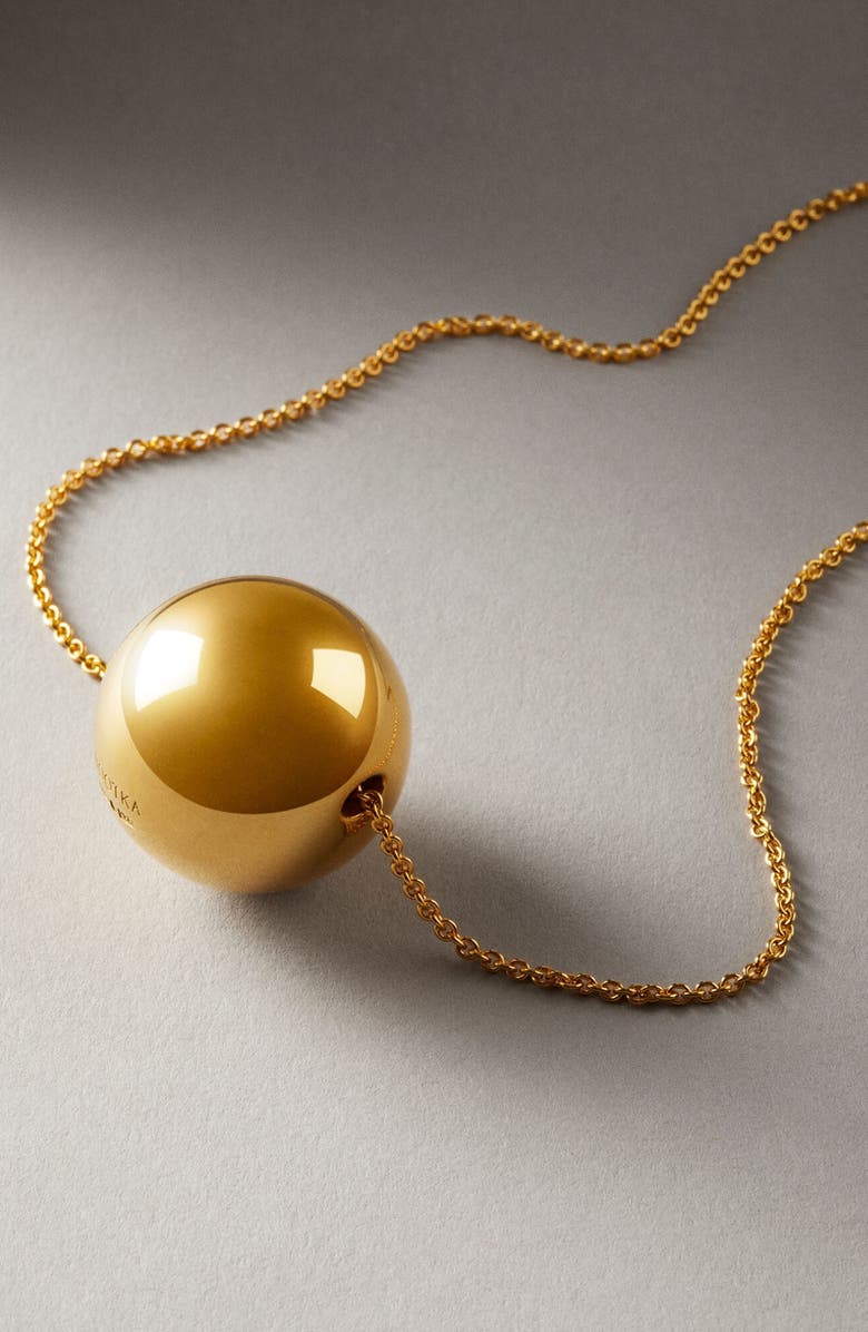 NOOTKA Sphere Necklace Gold, Alternate, color, Gold