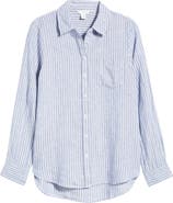 Caslon® Casual Linen Button-Up Shirt