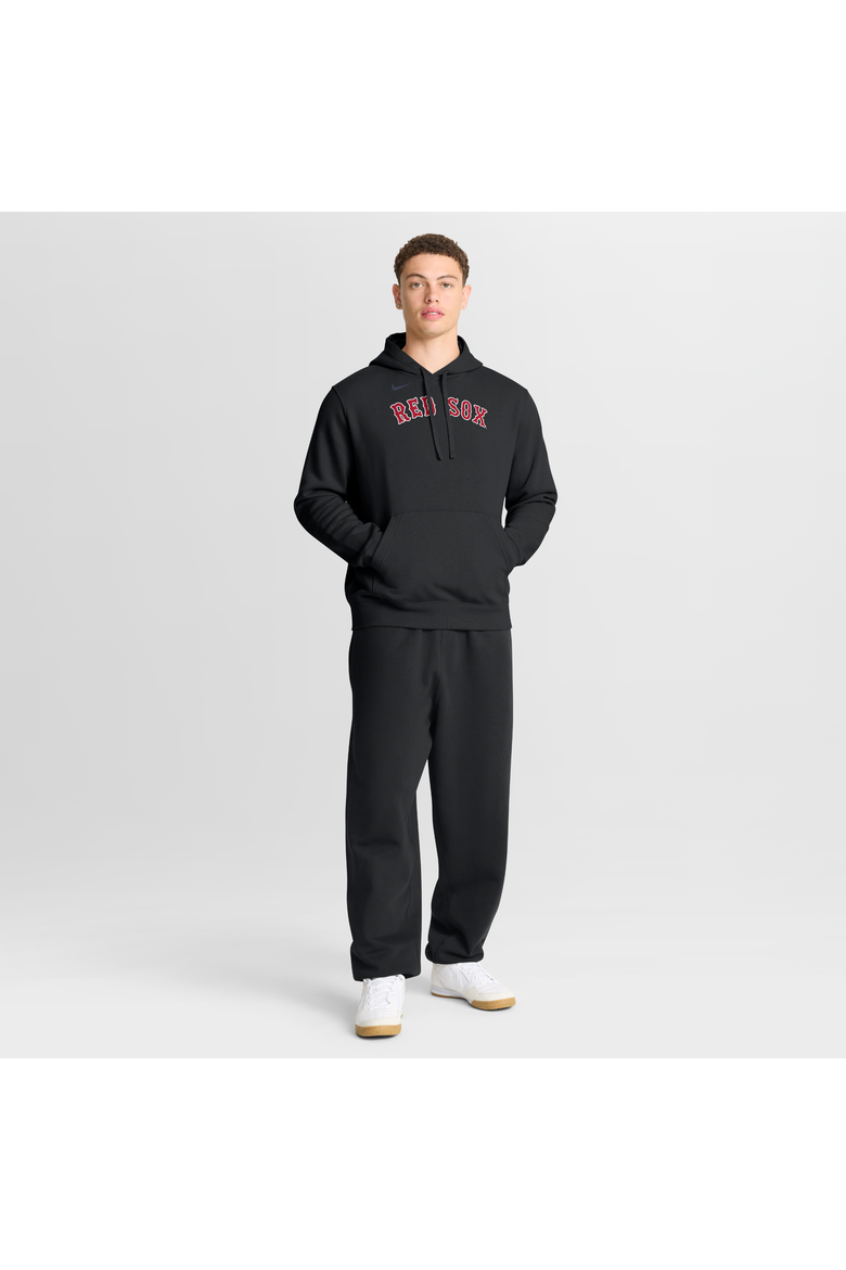Men's Nike Black Boston Red Sox Dri-FIT Club Hoodie, Alternate, color, Black