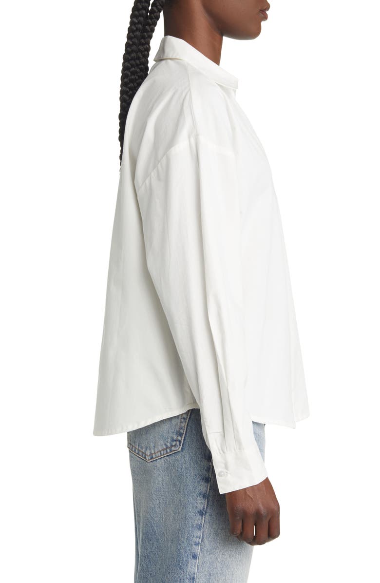 AWARE by VERO MODA Avery Cotton Shirt, Alternate, color, 