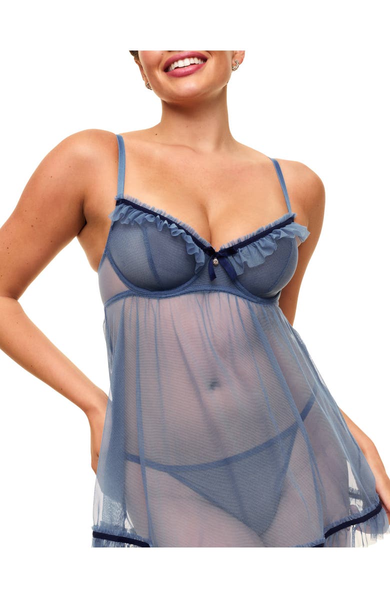 Adore Me Tayla Babydoll Lingerie, Alternate, color, 