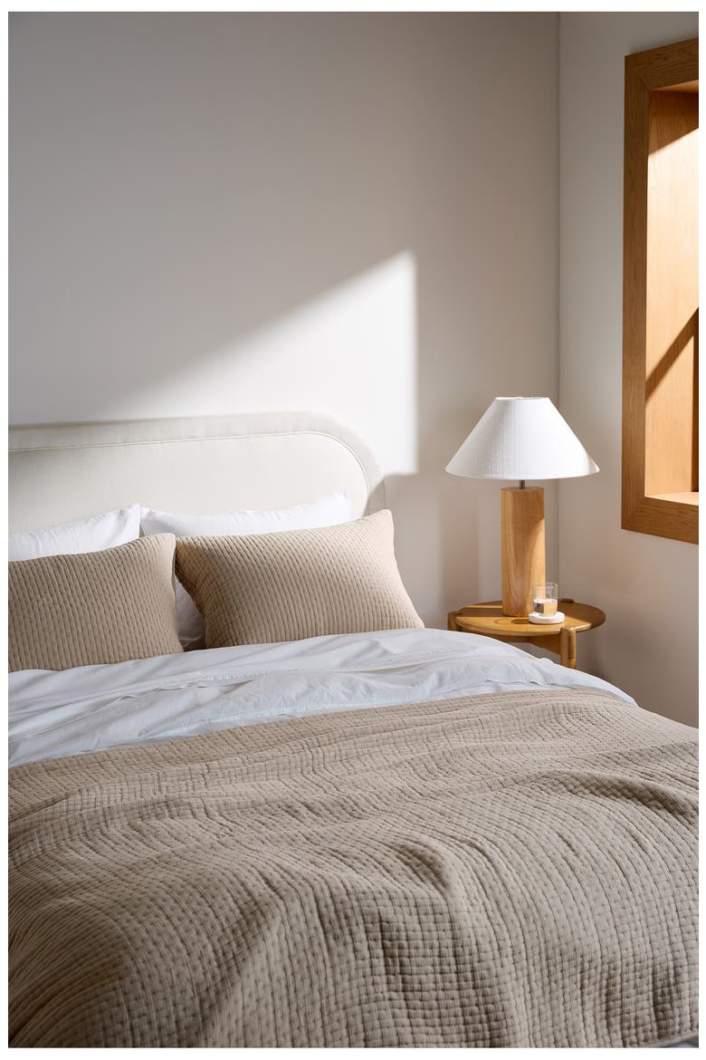 Air Organic Cotton Quilt (Nordstrom Exclusive), Alternate, color, BISQUE