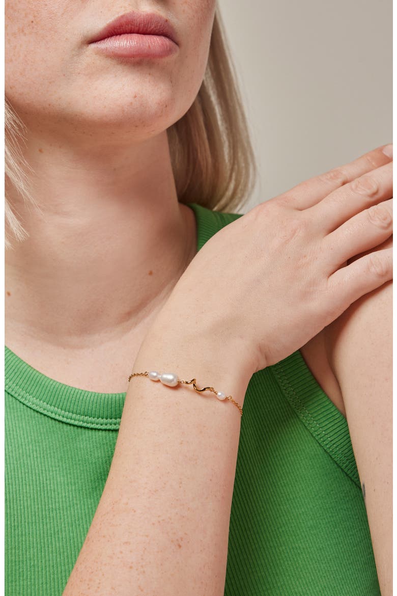 Pearlie Twist Bracelet, Alternate, color, Pearl