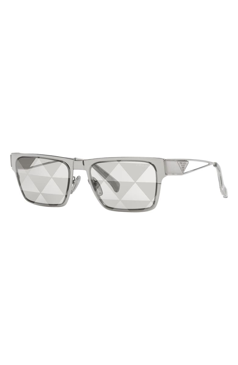 Prada 56mm Pilot Sunglasses, Alternate, color, 