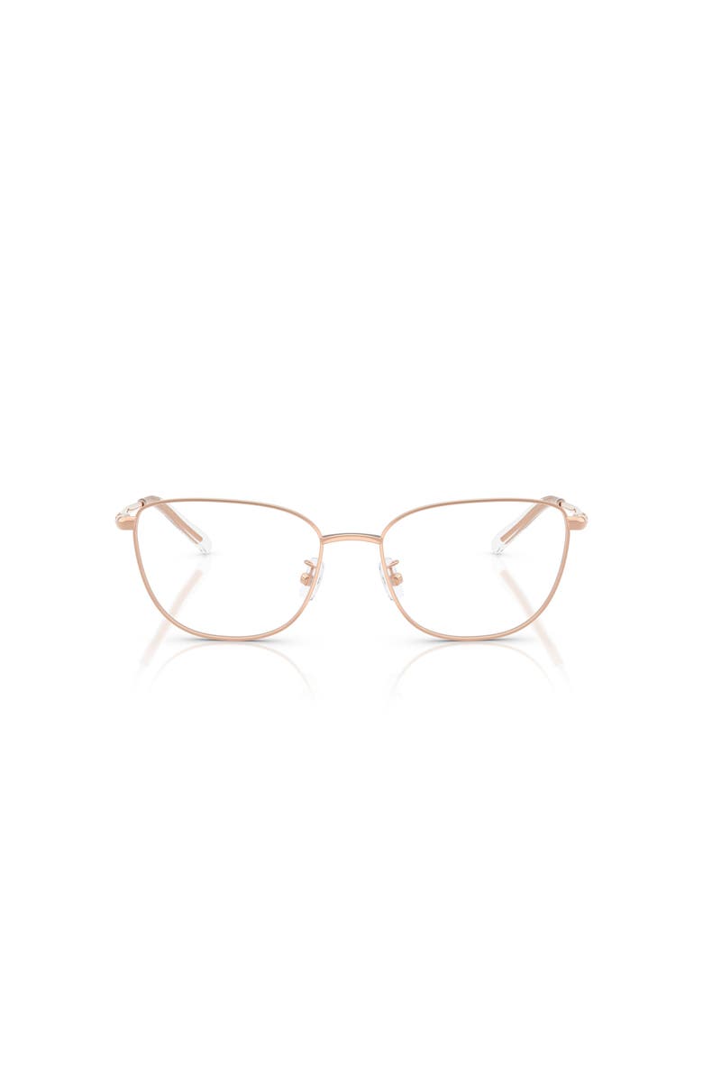 Tory Burch 54mm Rectangle optical glasses, Alternate, color, Copper