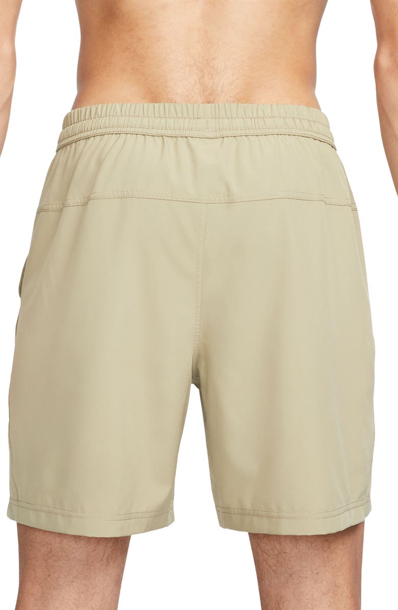 Nike Dri-FIT Form 7-Inch Athletic Shorts, Alternate, color, Neutral Olive/ Black