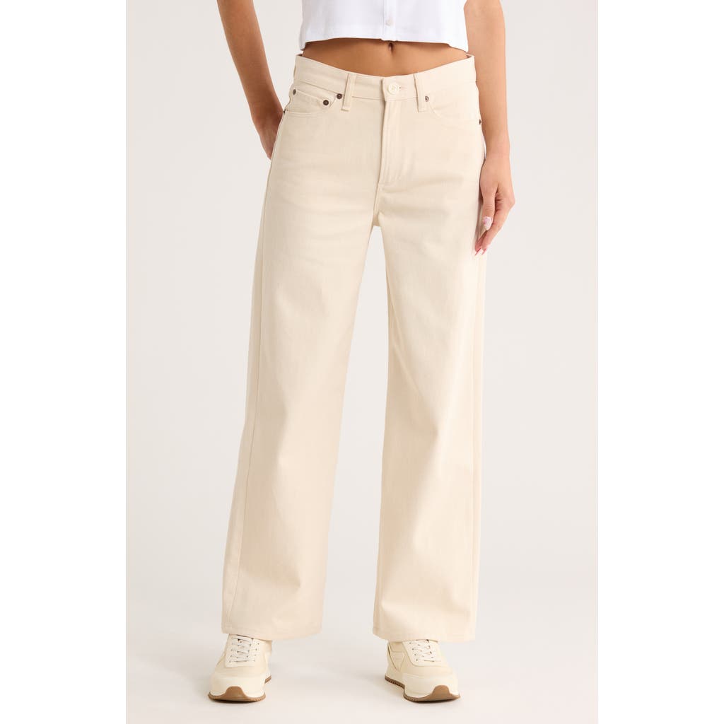 Rag & Bone Beverly Wide Leg Pants In Neutral