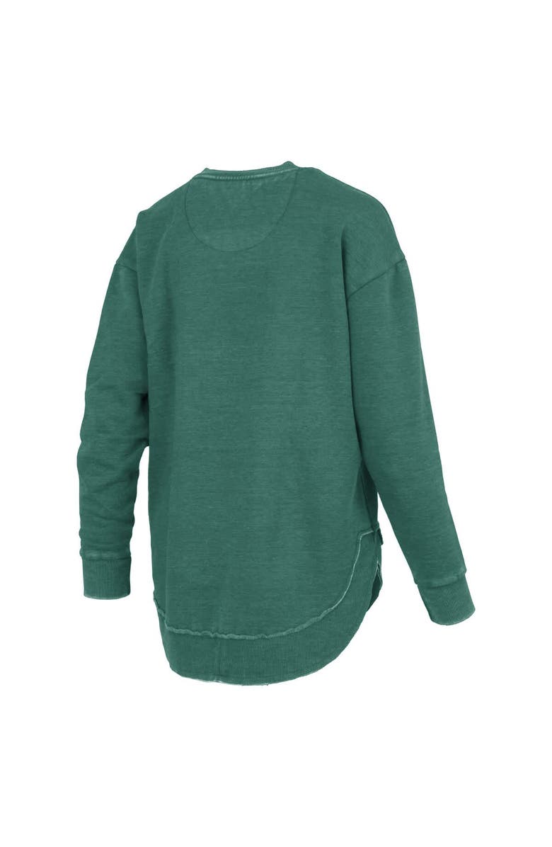 PRESSBOX Women's Pressbox Green Oregon Ducks Westin Poncho V-Neck Pullover Sweatshirt, Alternate, color, Green