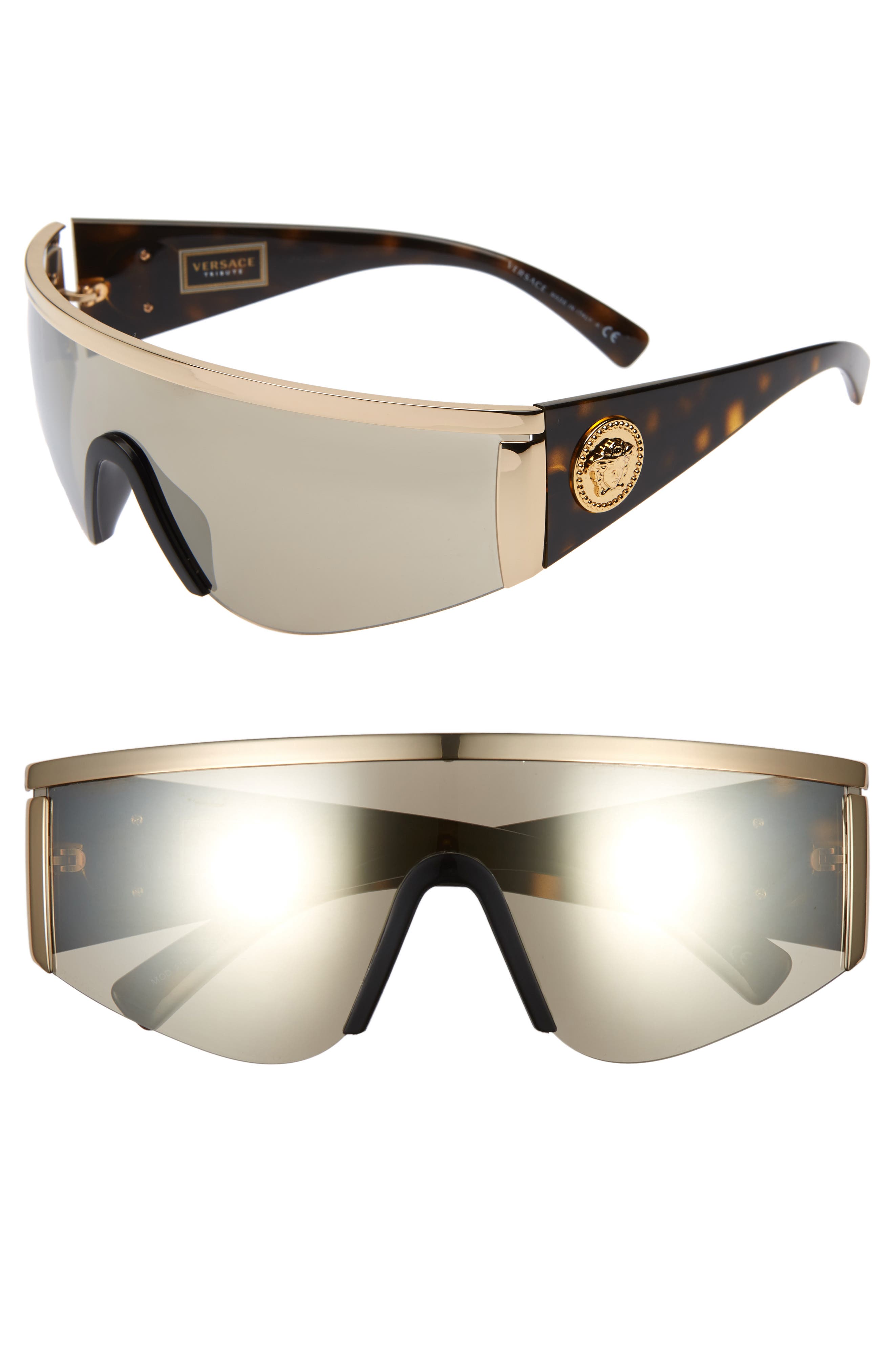Versace Tribute 147mm Shield Sunglasses