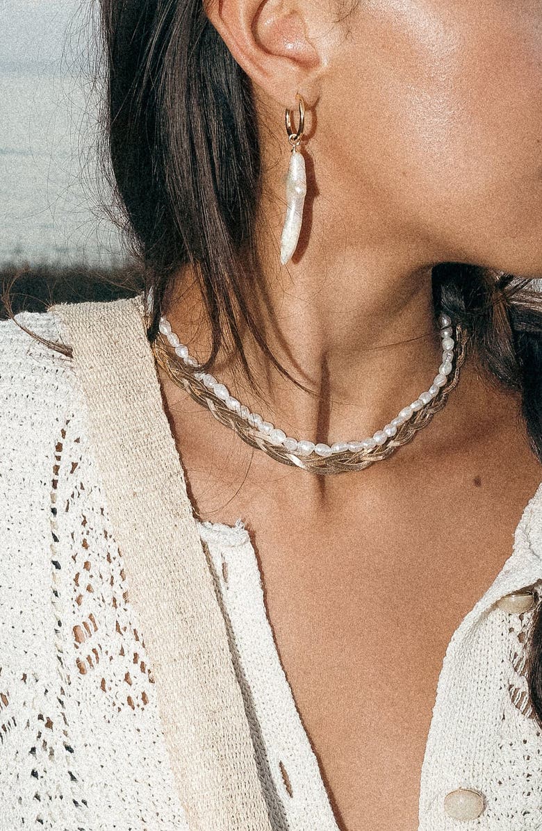 Child of Wild Aureline Braided Necklace, Alternate, color, Gold