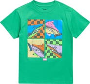Vans Kids' Shark Meanie Cotton Graphic T-Shirt