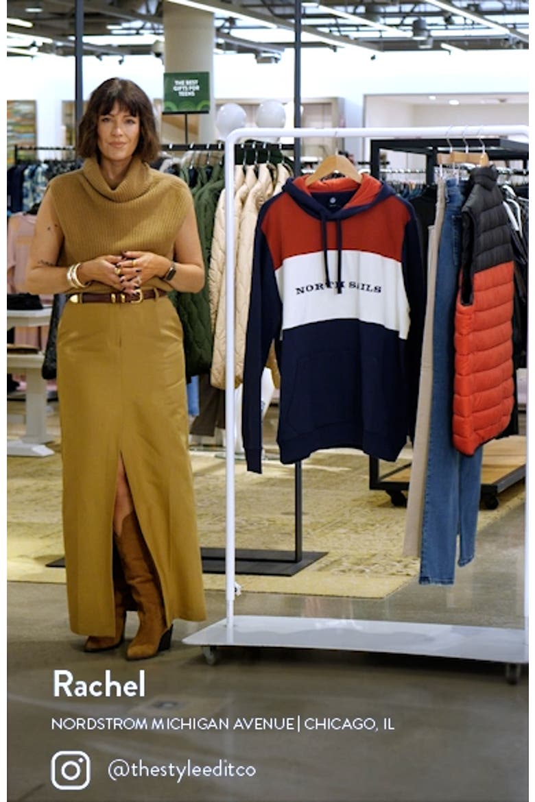 Colorblock Cotton Graphic Hoodie video