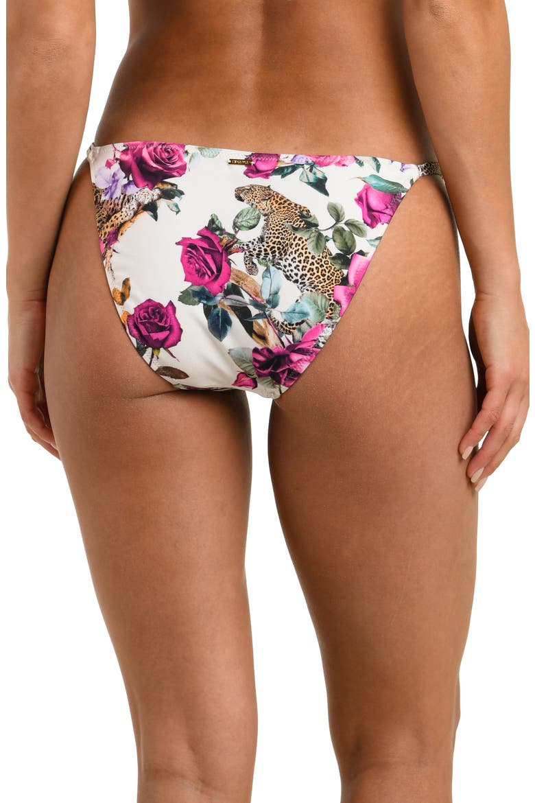 Violet Rose Leopard Hipster Bikini Bottoms, Alternate, color, WHITE MULTI