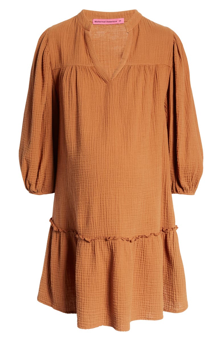 Maternal America n Maternity Swing Dress, Alternate, color, 