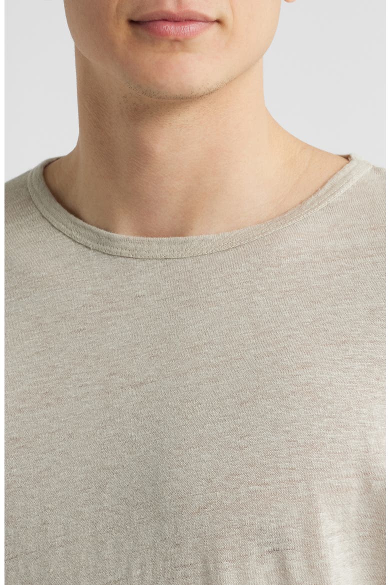 Sun Linen Long Sleeve T-Shirt, Alternate, color, BONE