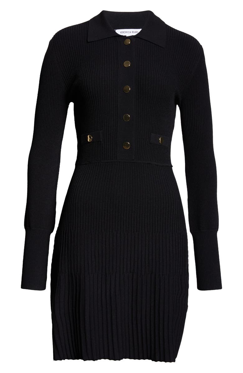 Veronica Beard Lauper Long Sleeve Sweater Dress, Alternate, color,
