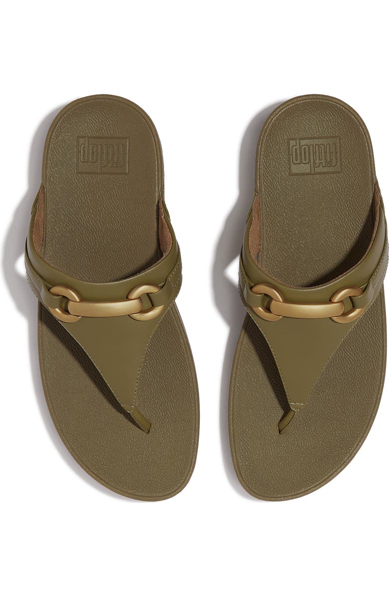 FitFlop Lulu Platform Wedge Flip Flop, Alternate, color, Camo-Green