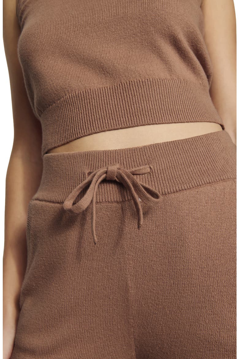 Wide Leg Lounge Sweater Pants, Alternate, color, HAZELNUT